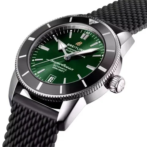 Breitling Superocean Heritage AB2010121L1S1 42mm Stainless steel Green