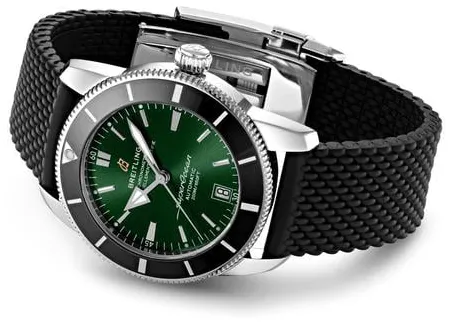 Breitling Superocean Heritage AB2010121L1S1 42mm Stainless steel Green 3