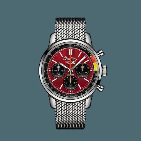 Breitling Top Time AB01761A1K1X1 41mm Stainless steel Red