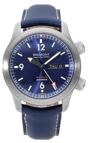 Bremont U-2 U-2 43mm Stainless steel Blue