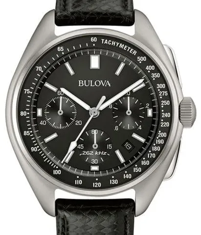 Bulova Lunar Pilot 96B251 45mm Stainless steel Black