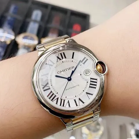 Cartier Ballon Bleu 42mm W69009Z3 42mm Yellow gold and Stainless steel Silver 5