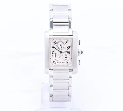 Cartier Cougar W51001Q3 28mm Stainless steel White