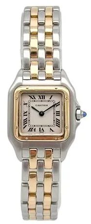 Cartier Panthère 166921 22mm Yellow gold and Stainless steel White