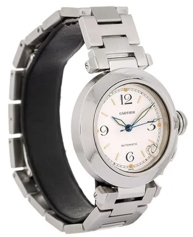 Cartier Pasha C 2324 35mm Stainless steel White 1