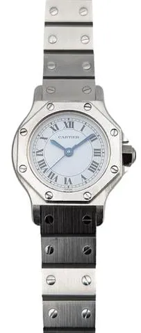 Cartier Santos 0906 25mm Stainless steel Bordeaux