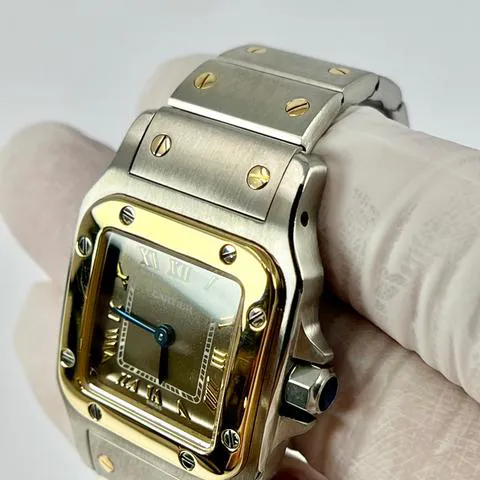 Cartier Santos Galbée 1567 24mm Yellow gold and Stainless steel Gray 5