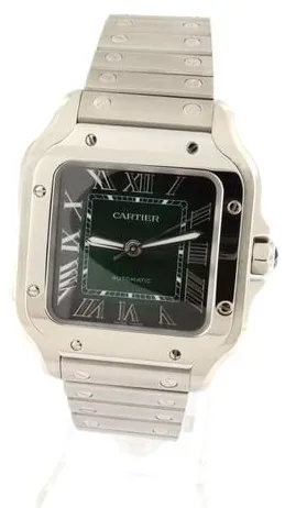 Cartier Santos WSSA0061 35mm Stainless steel Green