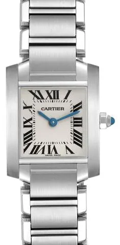 Cartier Tank Française W51008Q3 20mm Silver Silver