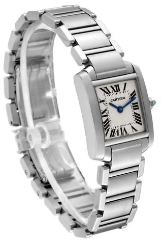 Cartier Tank Française W51008Q3 20mm Silver Silver 4