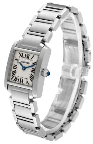 Cartier Tank Française W51008Q3 20mm Silver Silver 5