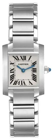 Cartier Tank Française W51008Q3 20mm Silver Silver 8