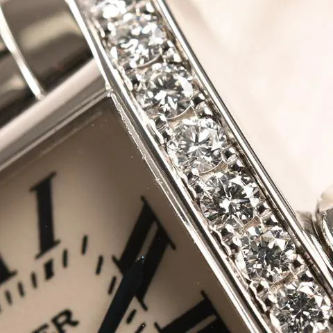 Cartier Tank Française WE1002S3 25.4mm White gold Silver 7