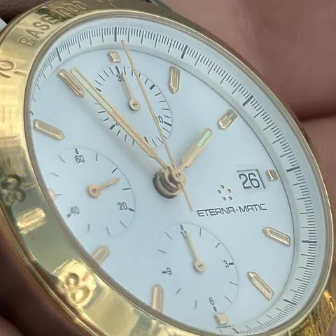 Eterna Kontiki 1501.47 40mm Yellow gold and Stainless steel White 6