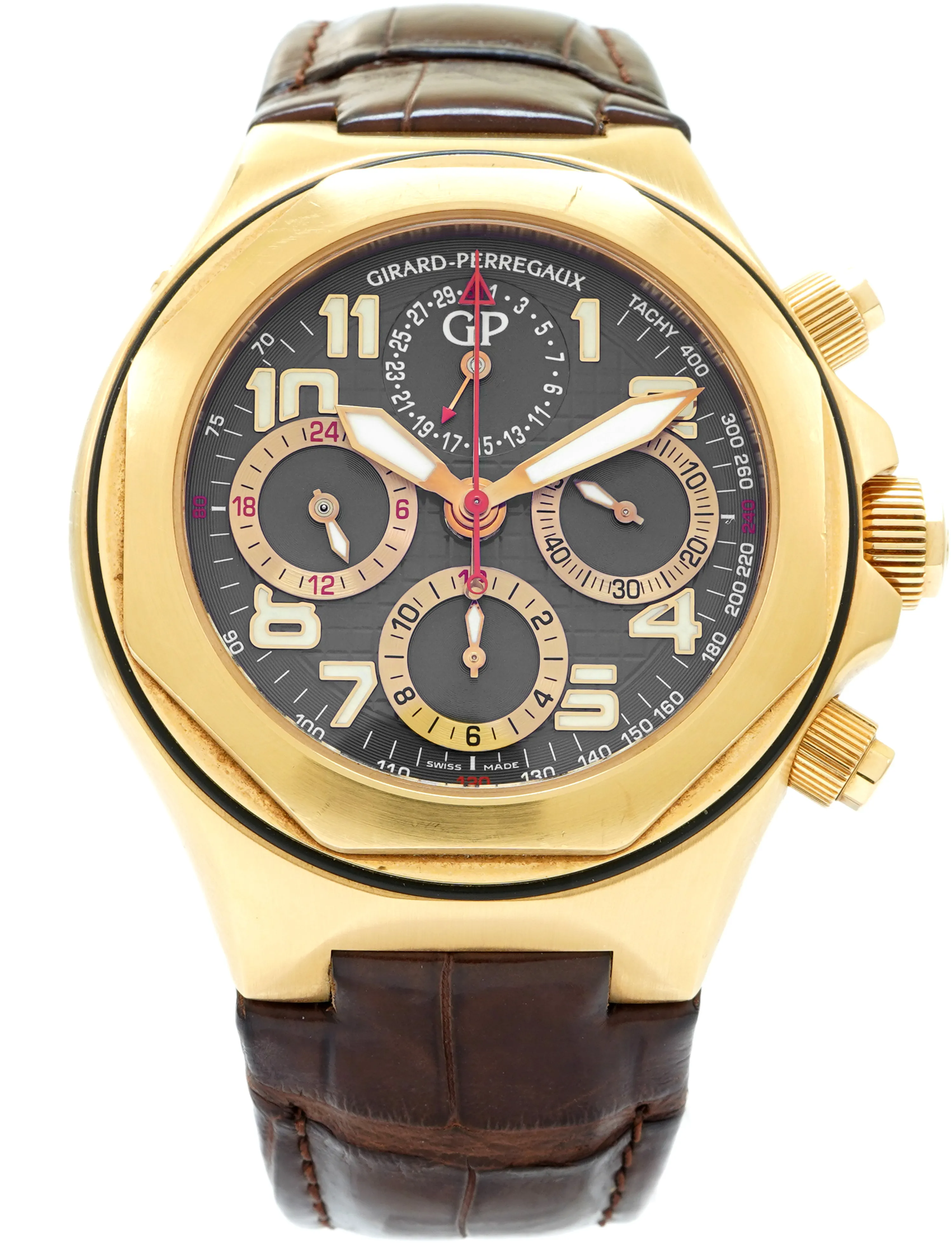 Girard-Perregaux Laureato 80180-26-212-FK6A 44mm Rose gold