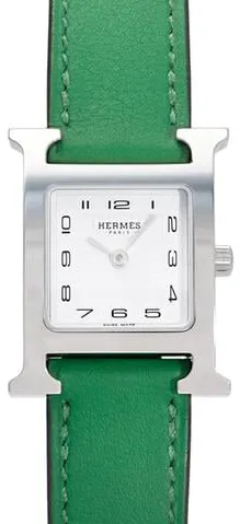 Hermès Heure H HH1.210.131/SW1L 21mm Stainless steel White