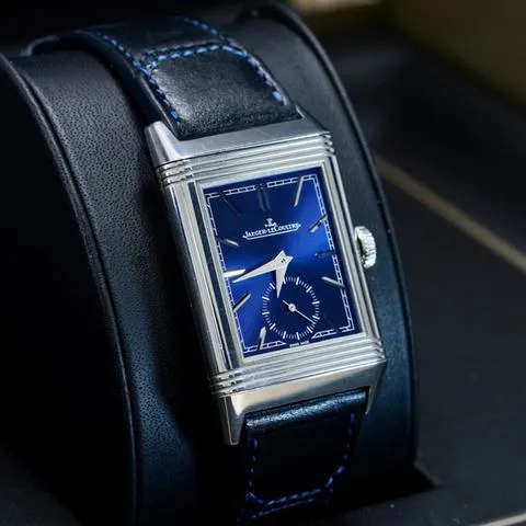 Jaeger-LeCoultre Reverso 214.8.62 Stainless steel Blue 3