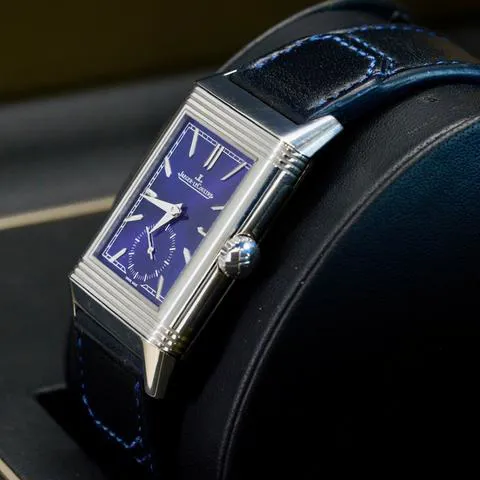 Jaeger-LeCoultre Reverso 214.8.62 Stainless steel Blue 4