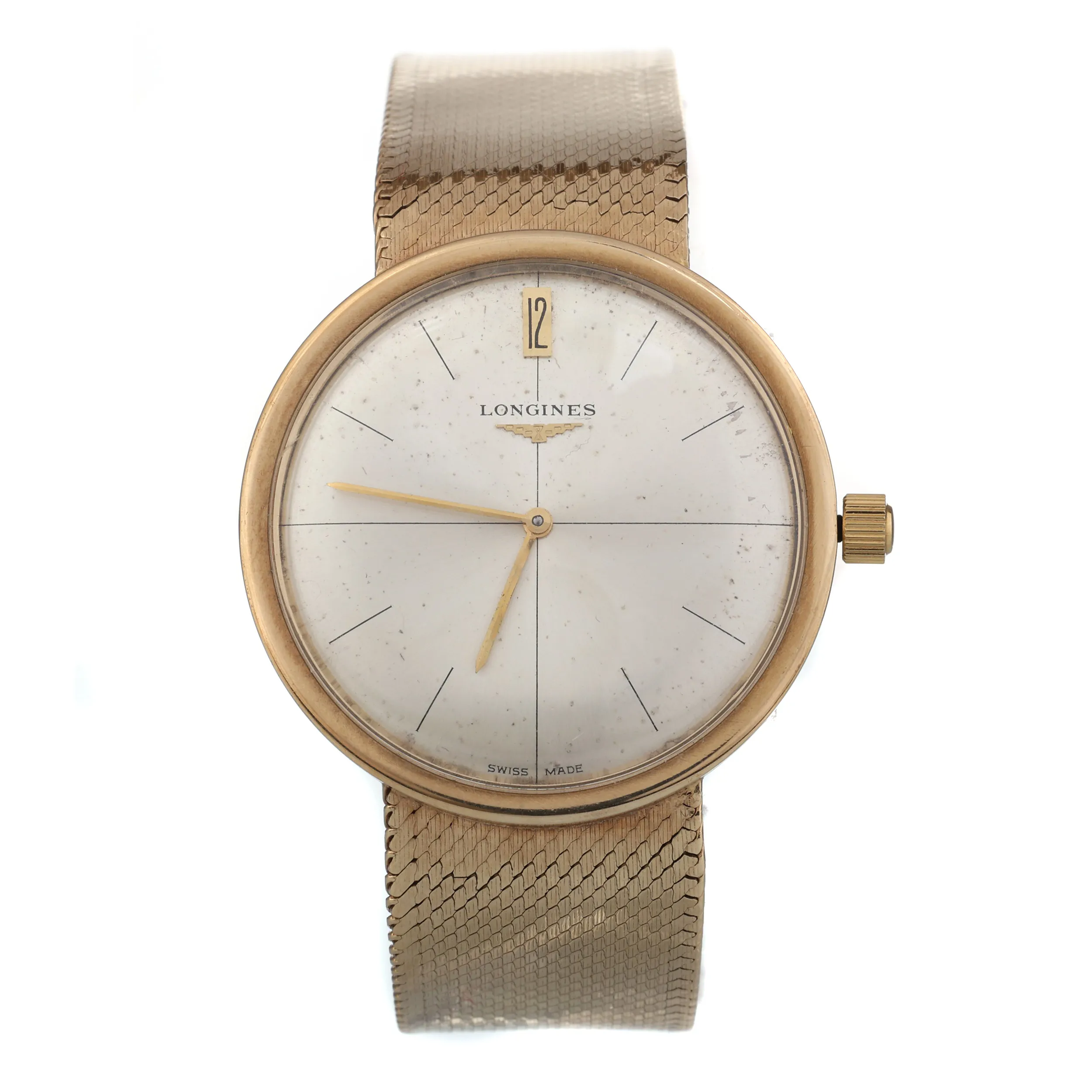 Longines 33mm 9ct Yellow gold