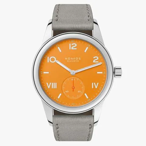 NOMOS Club Campus 710 36mm Stainless steel Orange