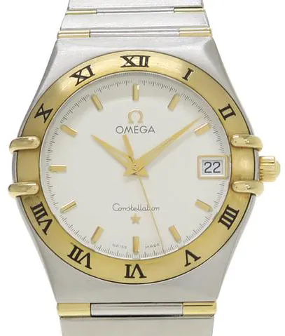 Omega Constellation Quartz 1312.30 33mm Yellow gold and Stainless steel White