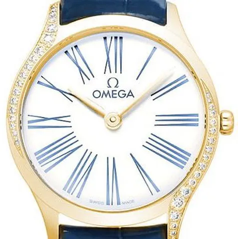 Omega De Ville Trésor 428.58.26.60.04.002 26mm Yellow gold White