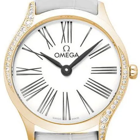 Omega De Ville Trésor 428.58.26.60.04.001 26mm Yellow gold White