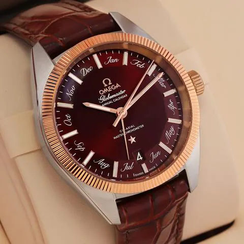 Omega Globemaster 130.23.41.22.11.001 41mm Yellow gold and Stainless steel Red 7