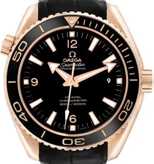 Omega Seamaster Planet Ocean 232.15.46.21.04.001 18k rose gold Black