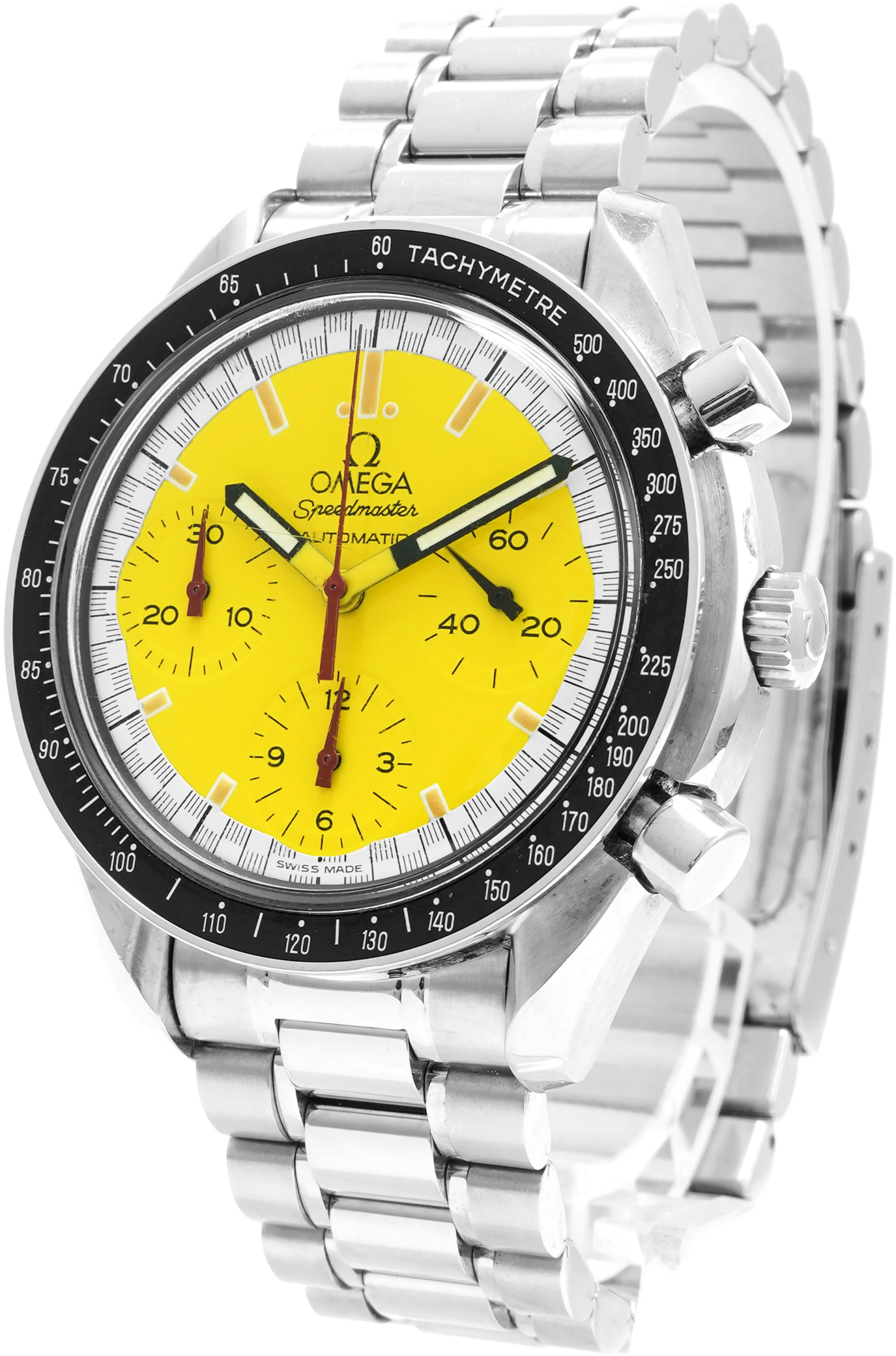 Omega Speedmaster Reduced 3510.12 39mm Stainless steel Yellow 1