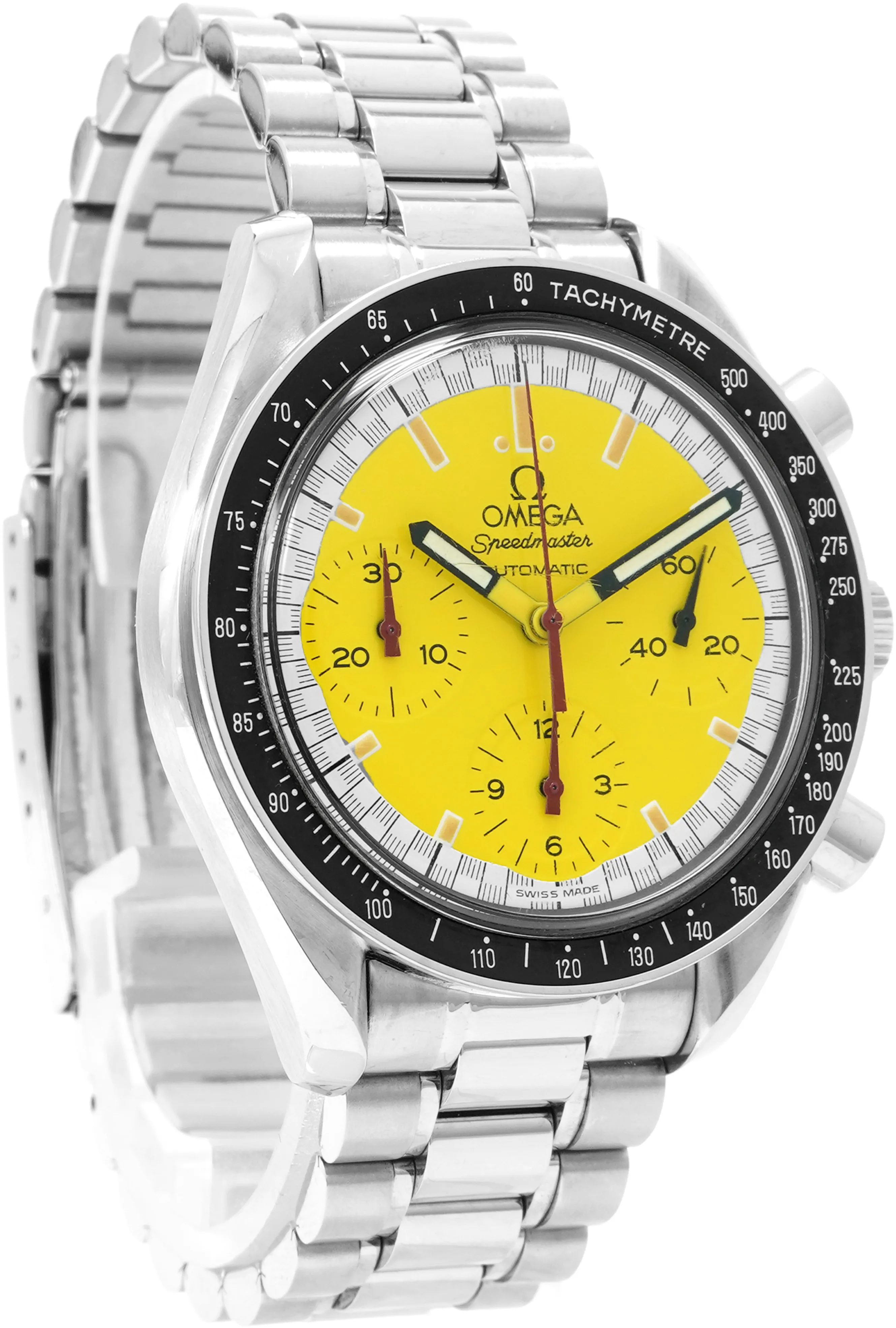 Omega Speedmaster Reduced 3510.12 39mm Stainless steel Yellow 2