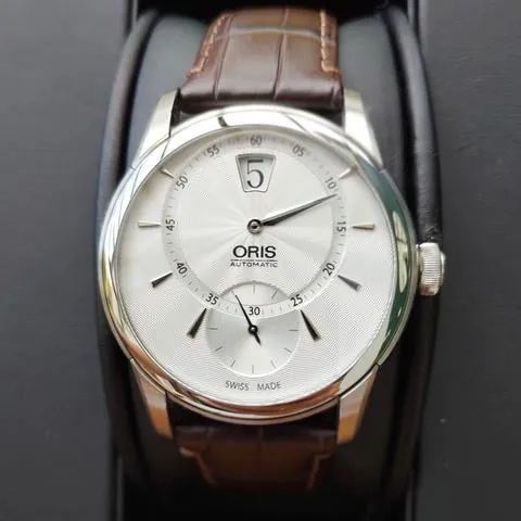 Oris Artelier 01 917 7702 4051-07 5 21 70FC 40.5mm Stainless steel Silver