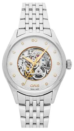 Oris Artelier Skeleton 01 560 7724 4031-07 8 17 79 33mm Stainless steel Silver