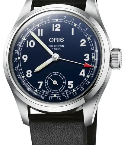 Oris Pointer Date 38mm Stainless steel Blue