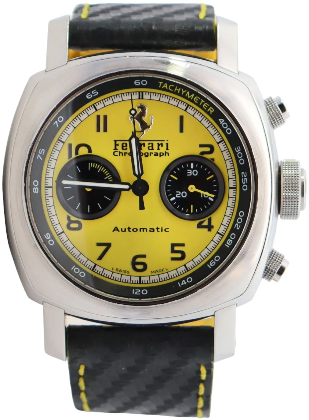 Panerai Ferrari FER00011 45mm Stainless steel Yellow Chronograph