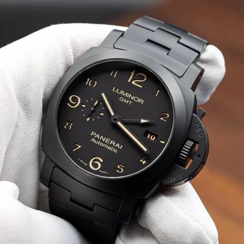 Panerai Luminor 1950 3 Days GMT Automa PAM 01438 44mm Ceramic Black