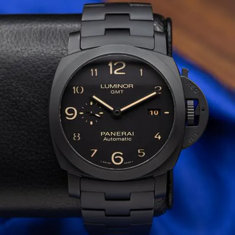 Panerai Luminor 1950 3 Days GMT Automa PAM 01438 44mm Ceramic Black 2