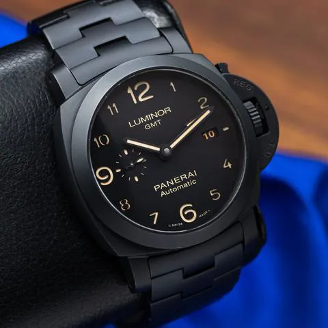 Panerai Luminor 1950 3 Days GMT Automa PAM 01438 44mm Ceramic Black 3