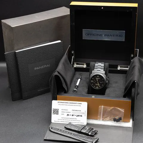 Panerai Luminor 1950 3 Days GMT Automa PAM 01438 44mm Ceramic Black 13