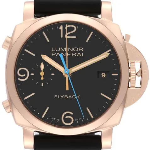 Panerai Luminor 1950 PAM 00525 44mm Rose gold Black