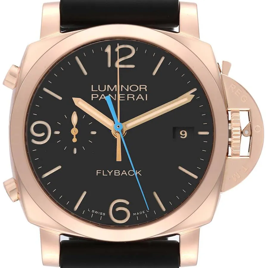 Panerai Luminor 1950 PAM 00525 44mm Rose gold Black