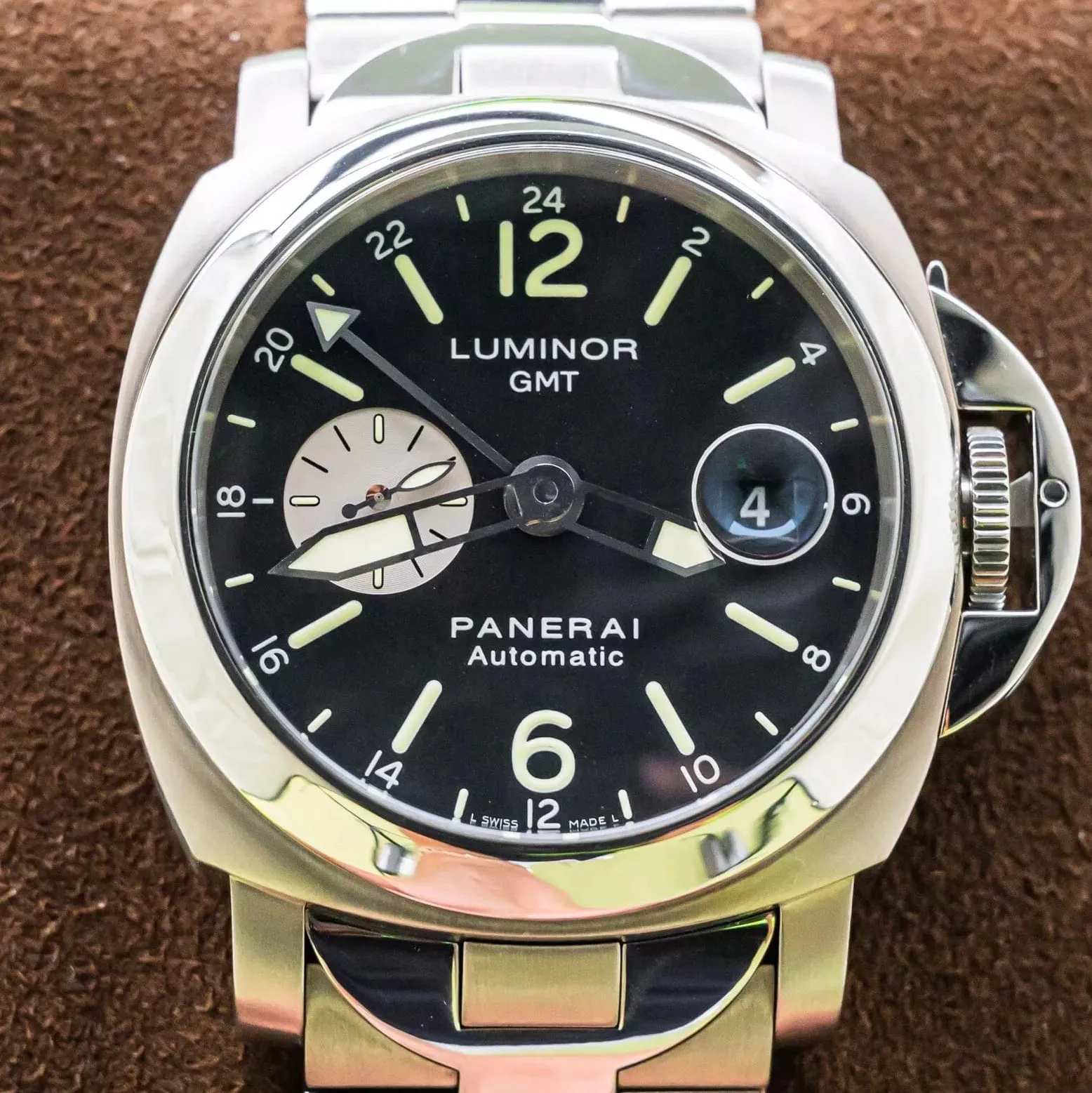 Panerai Luminor GMT Automatic PAM 00161 44mm Titanium Black