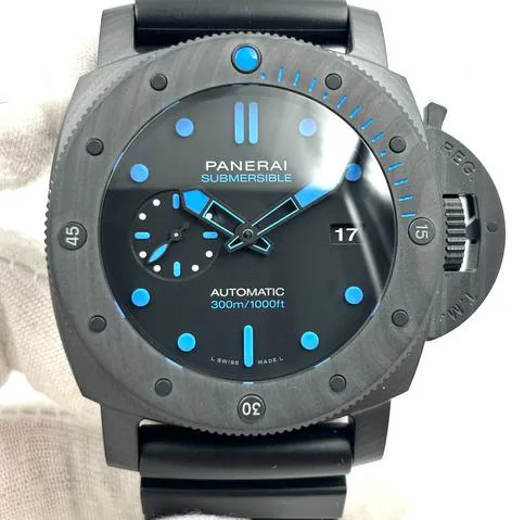 Panerai Luminor GMT Automatic PAM 01616 47mm Carbon fiber Black 2