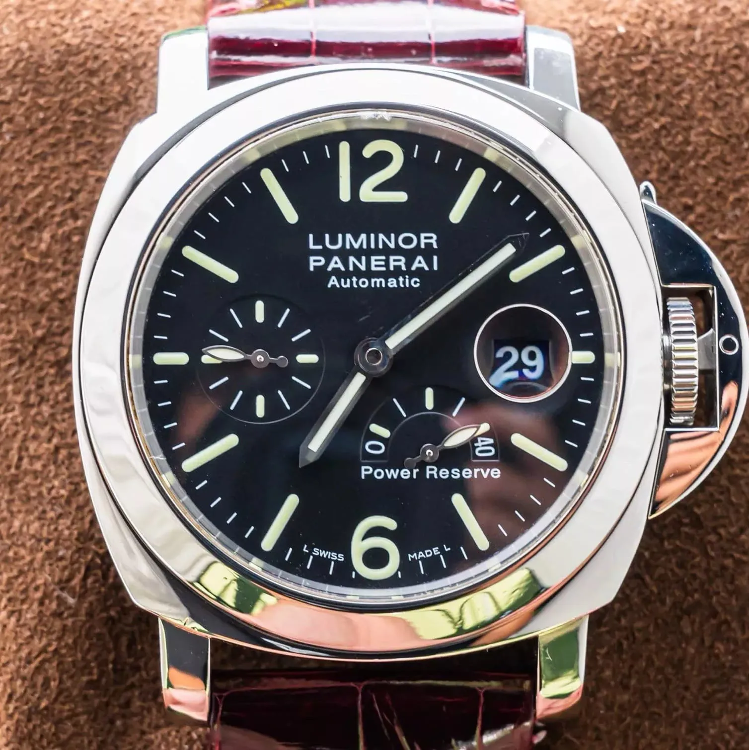 Panerai Luminor PAM 00090 44mm Stainless steel Black