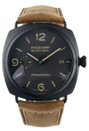 Panerai Radiomir Black Seal 3 Days Aut PAM 00505 45mm Stainless steel Brown 5