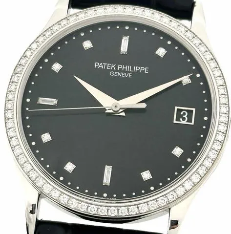 Patek Philippe Calatrava 5297G-001 38mm White gold Black 1