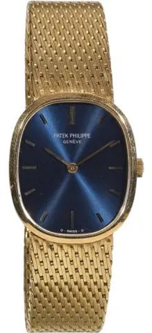 Patek Philippe Golden Ellipse 3548/1 27mm Yellow gold Blue