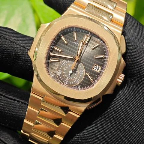 Patek Philippe Nautilus 5980/1R-001 40.5mm Rose gold Black 1