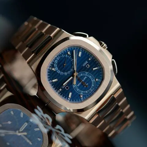 Patek Philippe Nautilus 5990/1R-001 40.5mm Rose gold Blue 3