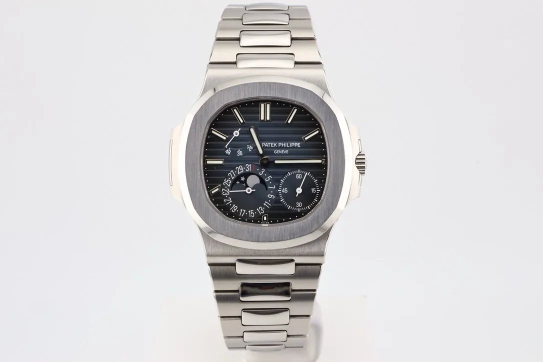 Patek Philippe Nautilus Moonphase 5712/1A-001 40mm Stainless steel Blue